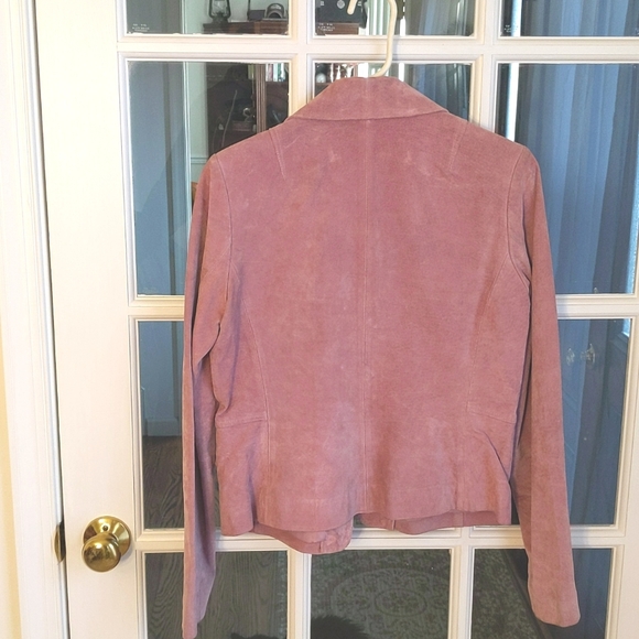 XOXO Mauve Suede Jacket, M, Excellent Used Condition - Picture 2 of 3